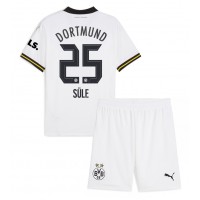 Camisa de Futebol Borussia Dortmund Niklas Sule #25 Equipamento Alternativo Infantil 2024-25 Manga Curta (+ Calças curtas)